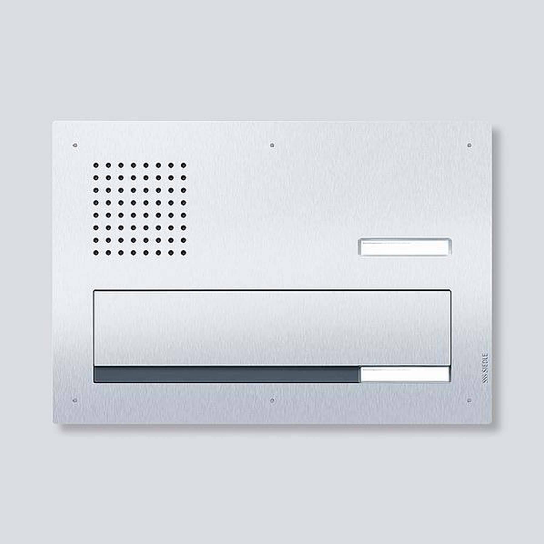 Siedle 210007720-00 F CL BD3A 01 B-0 Genomkastsystem för brevlådor Ickerostande stål Silver