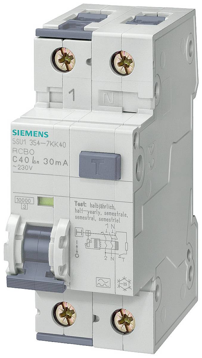 Siemens 5SU13543KK25 Brytare 25 A 0.03 A 230 V