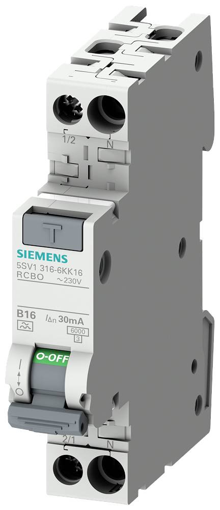 Siemens 5SV16167KK16 Jordfelsbrytare/Säkerhetsbrytare