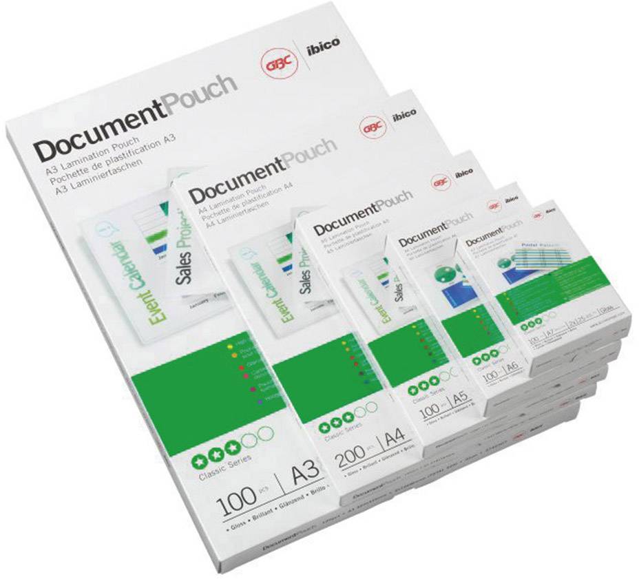GBC Lamineringsfilm DIN A6 125 micron glänsande 100 st