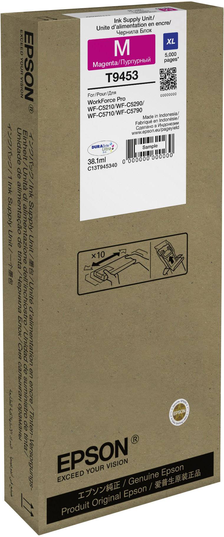 Epson Bläck T9453 Original Magenta C 13 T 945340