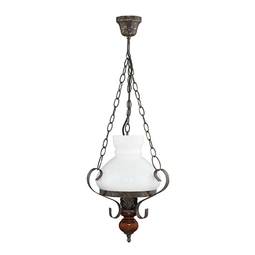 Taklampa VICTORIA 1xE27/60W/230V gummiträd