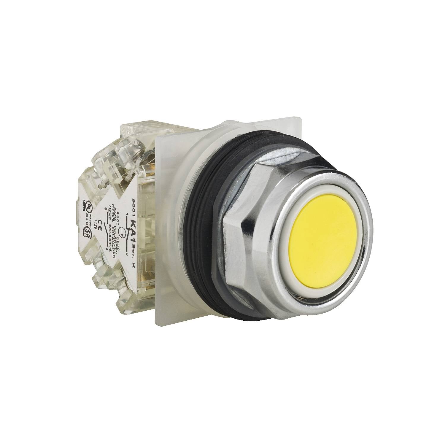 Schneider Electric 9001KR1YH13 Belyst tryckknapp 1 st