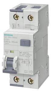 Siemens 5SU13546GV10 Brytare 10 A 0.03 A 230 V