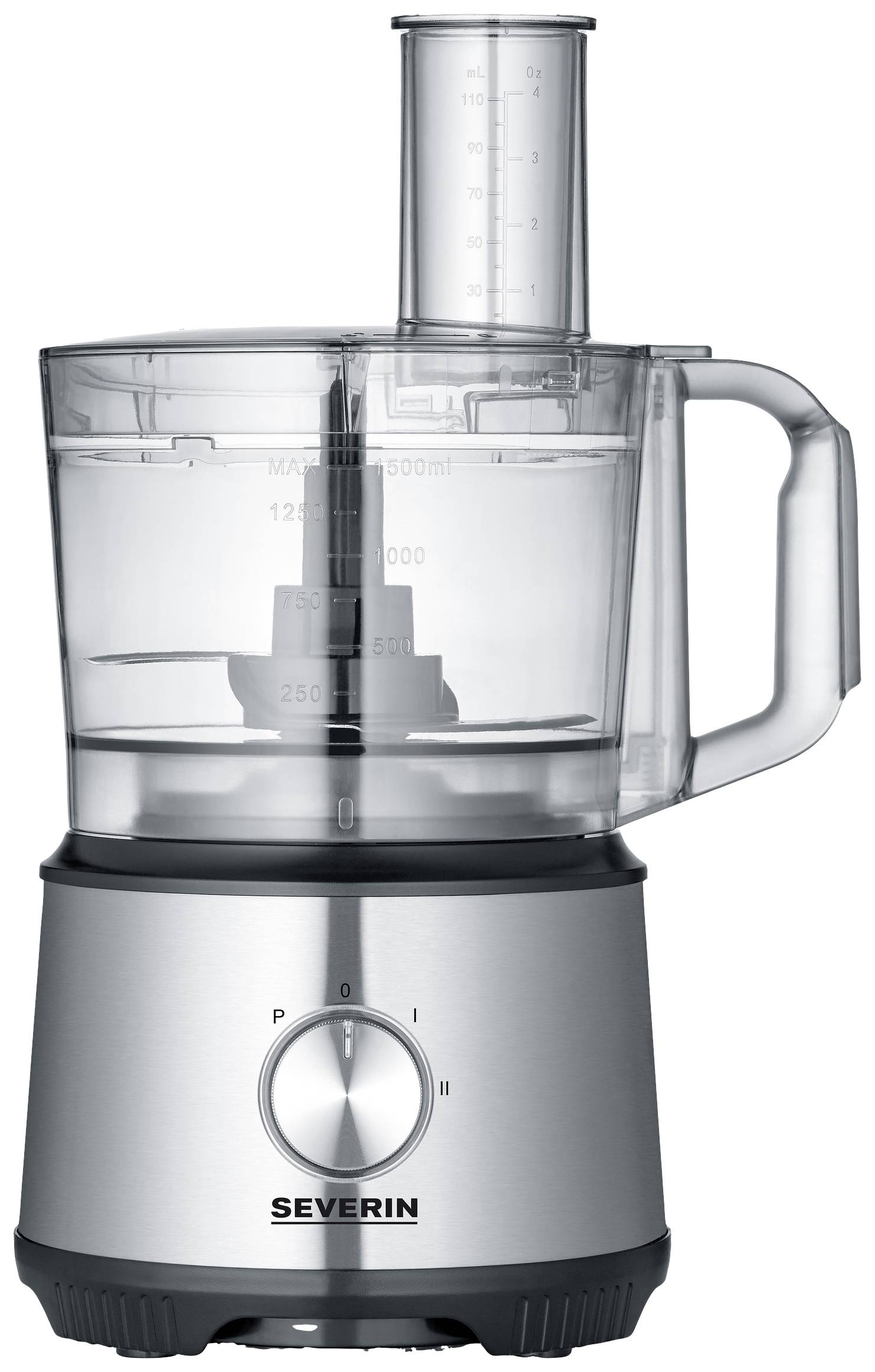 Severin KM 3892 Köksmaskin 1200 W Silver, Svart