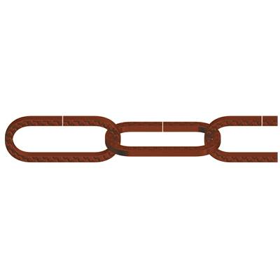 dörner + helmer 153322 Dekorativ kedja Koppar Stål 10 m