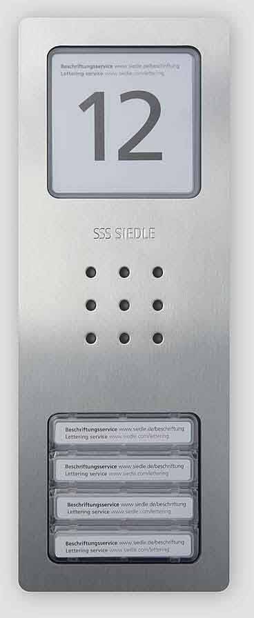 Siedle 210008753-00 Porttelefon-tillbehör Monteringstillbehör Silver
