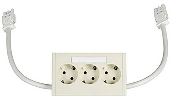 Schneider Electric 5940202 Infälld dosa 3x socket 1 st Vit