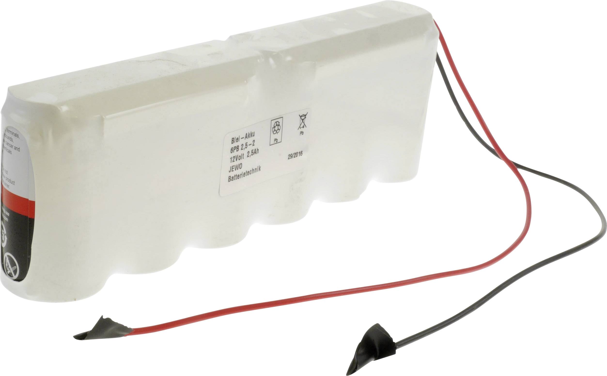EnerSys Hawker Cyclon BC F1x6 Blybatteri 12 V 2.5 Ah Bly AGM (B x H x D) 210 x 69.6 x 39.4 mm Kabel Underhållsfri, Linda
