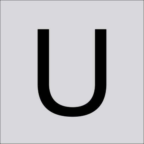 RZB 99224.003.U Bokstaven ”U” stor 200 mm 1 st
