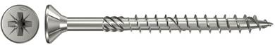 Fischer 657241 Sänkhuvudskruv 6 mm 50 mm Stjärnskruvmejsel Pozidrivspår galvaniskt förzinkad 100 st