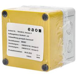 eao 704.945.0 Hölje 94 x 94 x 81 Grå, Gul 1 st