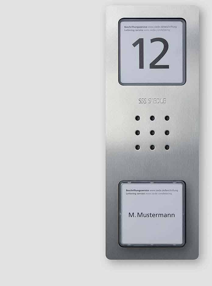 Siedle 210008751-00 Porttelefon-tillbehör Monteringstillbehör Silver