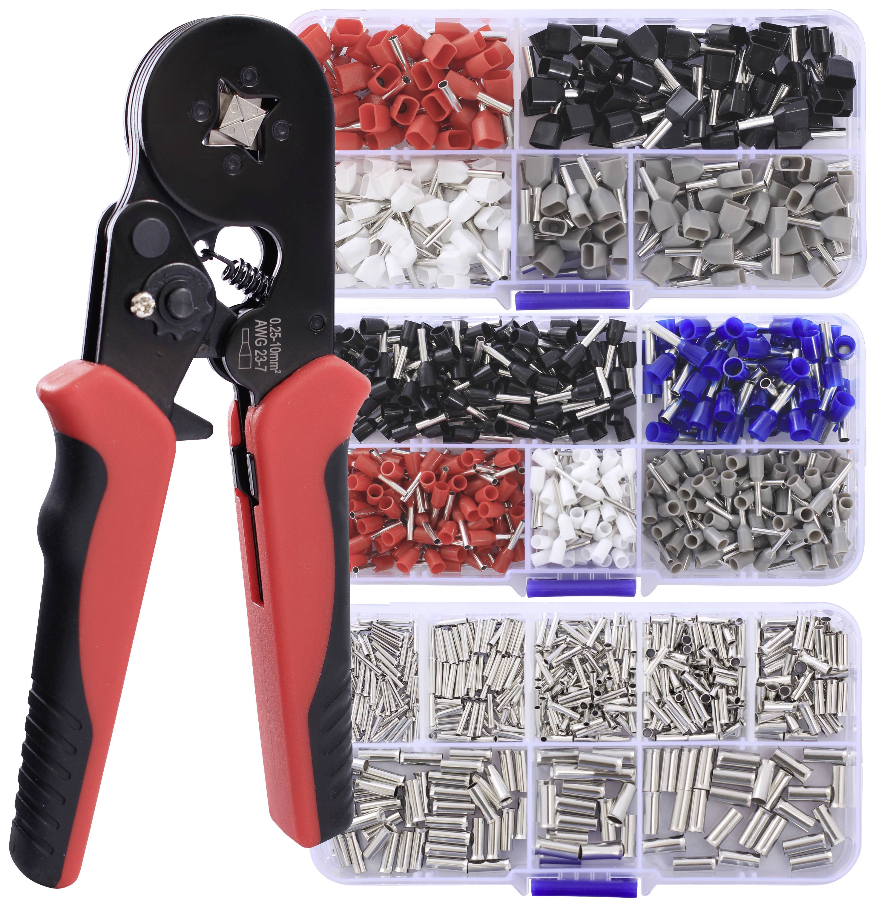 Quadrios 23T036 Ändhylsa sortiment Delisolerad 1 set