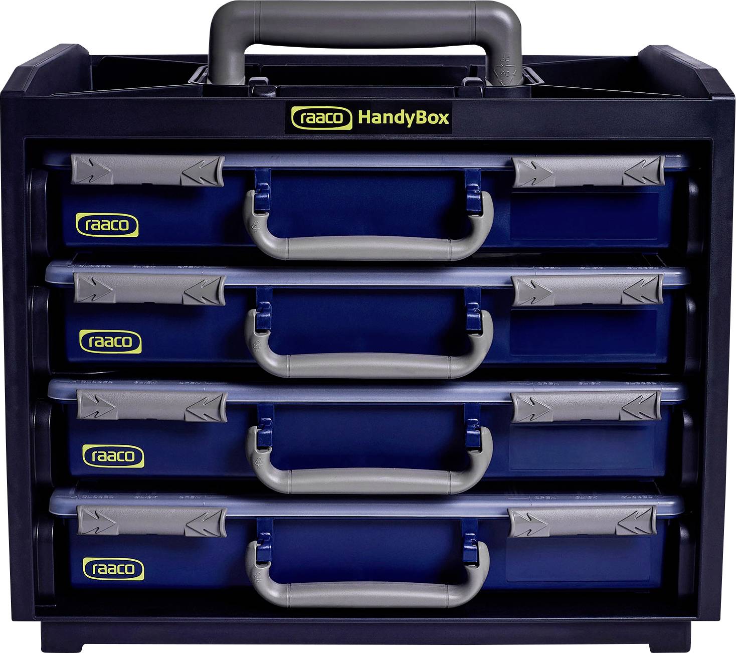 raaco HandyBox 55×4 Bärram för sortimenlåda (L x B x H) 376 x 265 x 310 mm Innehåll 1 st