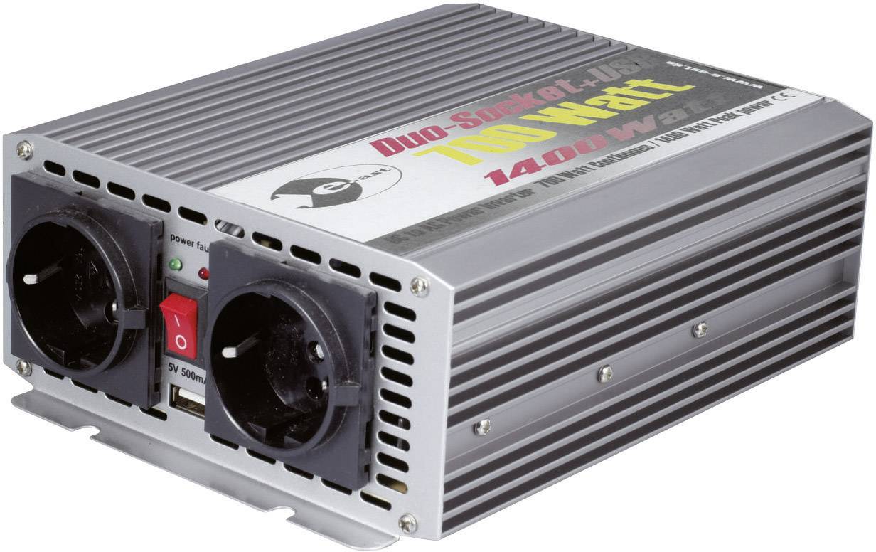 e-ast Växelriktare CL700-D-24 700 W 24 V/DC – 230 V/AC, 5 V/DC