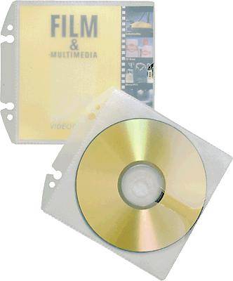 Durable CD/DVD-mapphölje 1 CD/DVD/Blu-Ray PP Transparent 10 st (B x H) 14 cm x 13 cm 522319