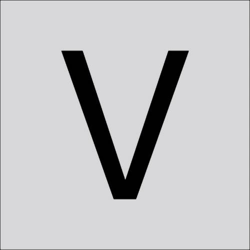 RZB 99224.003.V Bokstaven ”V”, stor 200 mm 1 st