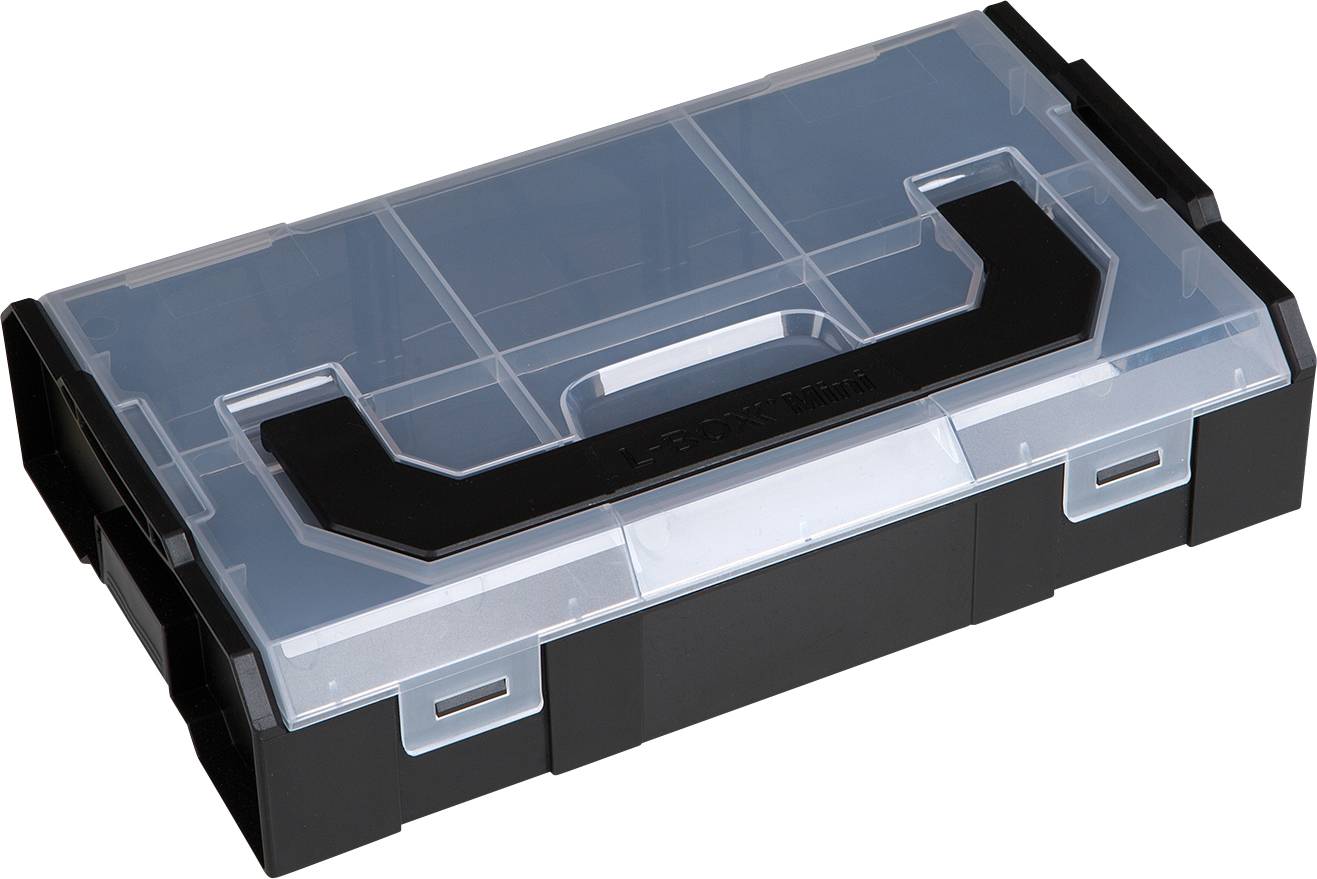 Sortimo L-BOXX Mini 6100000324 Verktygslåda (tom) ABS Svart (B x H) 258.5 mm x 64 mm