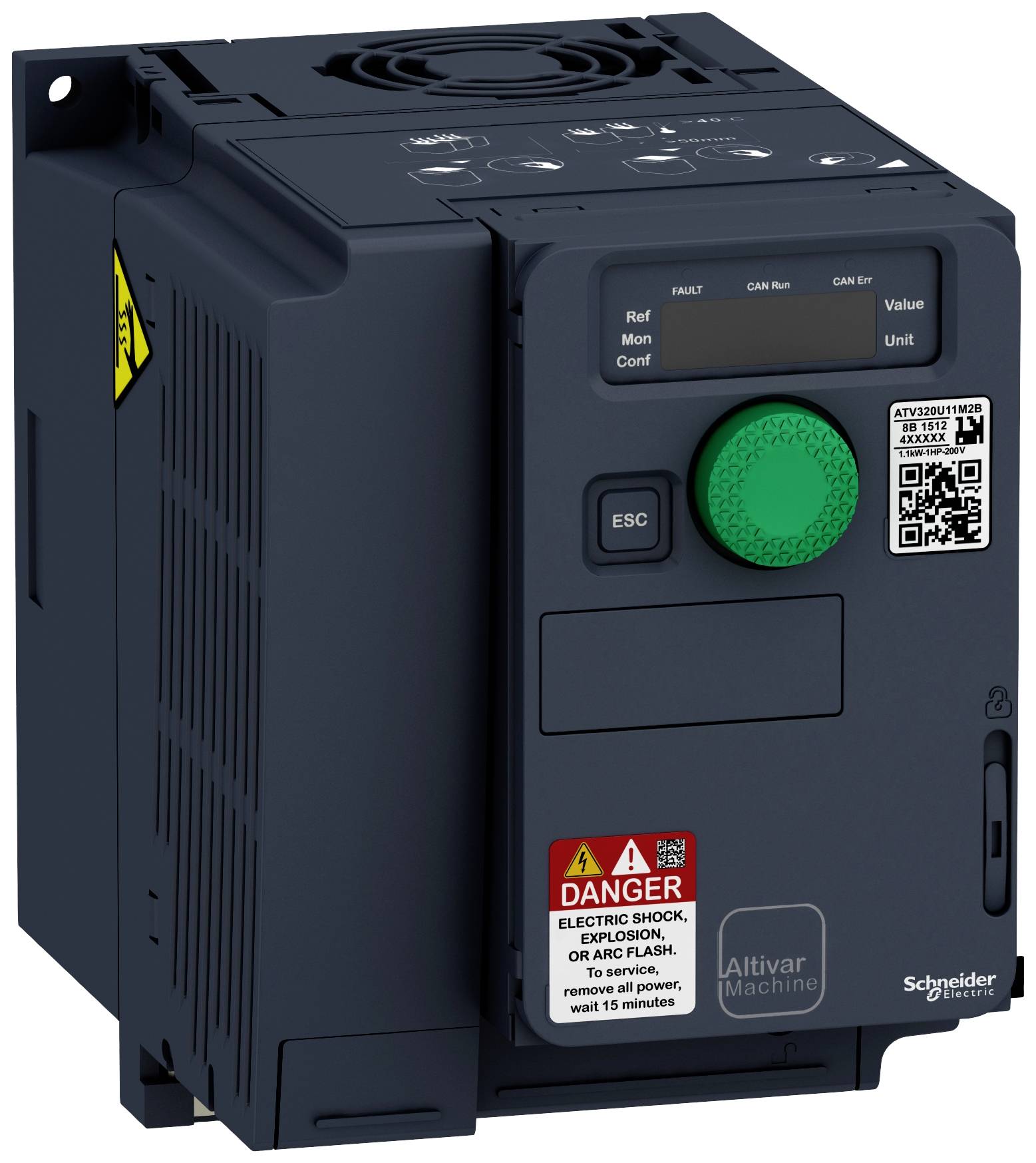 Schneider Electric Frekvensomvandlare ATV320U15M2C