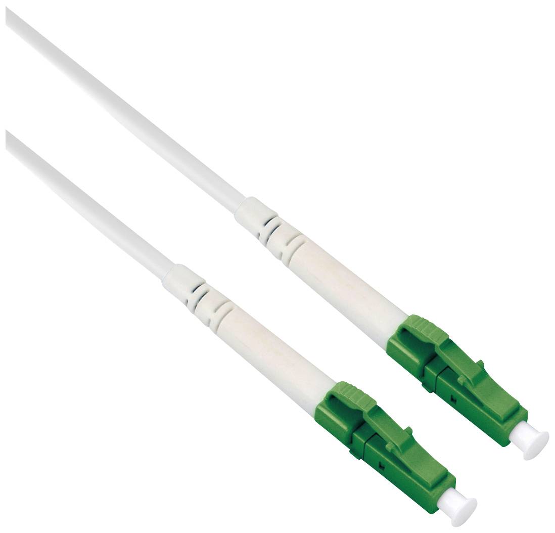 Roline 21.15.8603 Fiberoptik LWL Anslutningskabel 5.00 m Vit Singlemode OS2