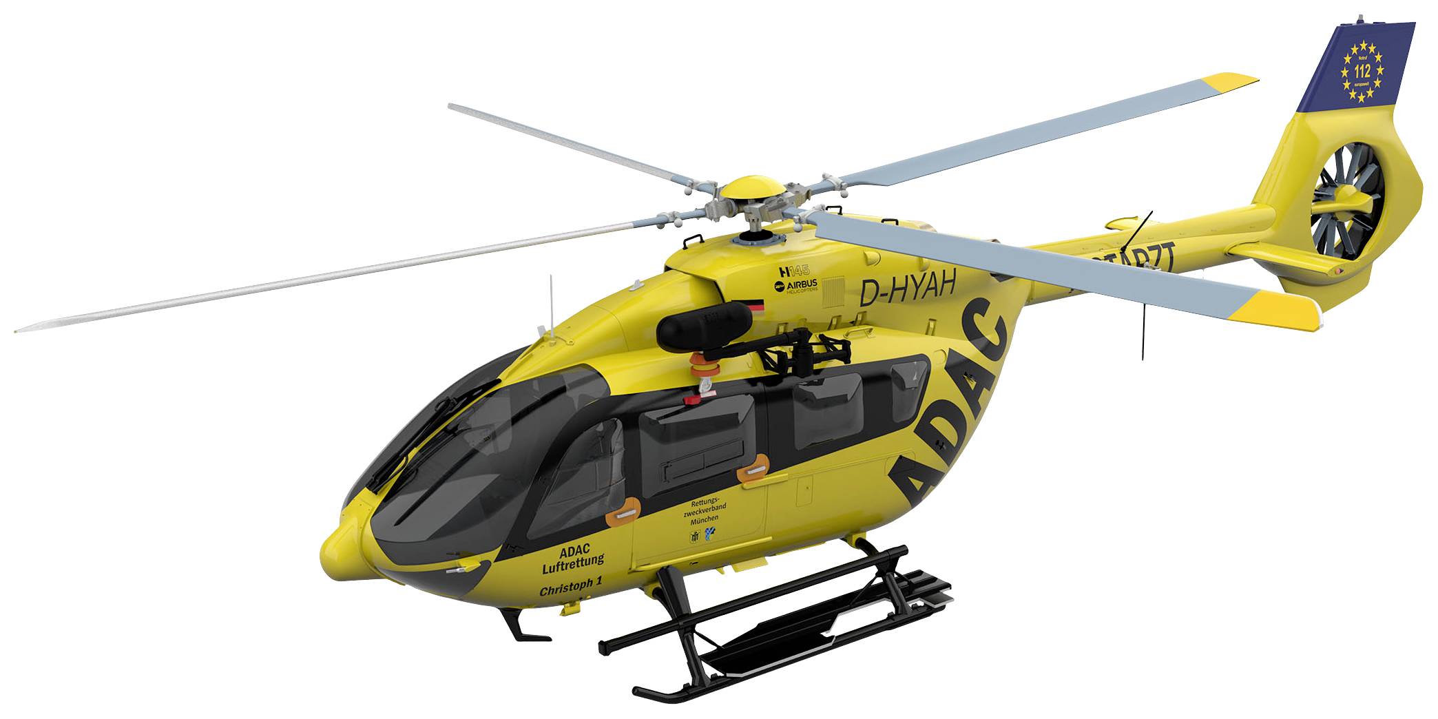 Revell 04969 Airbus H145 ADAC/REGA Luftrettung Helikopter byggsats 1:32