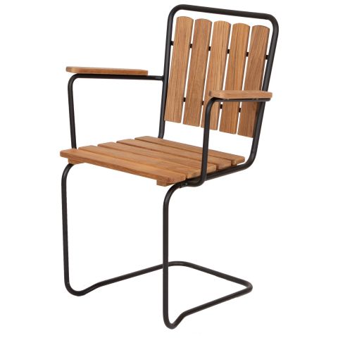 Eden Wood Amanda EW 4070-50 Matstol Vit/galvaniserad