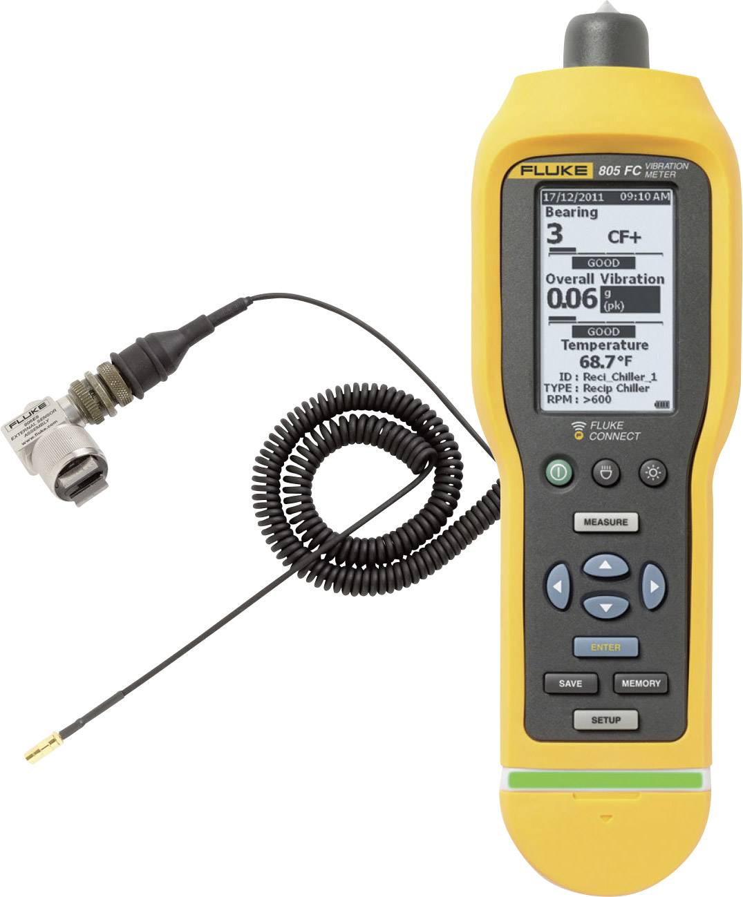 Fluke 805/805 ES Vibrationsmätare ±5 %
