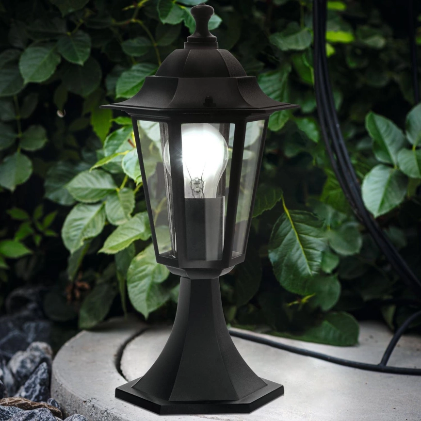 EGLO – Utomhuslampa LATERNA 4 1xE27/60W svart IP44
