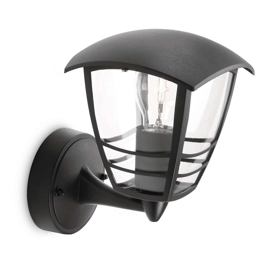 Philips 15380/30/16 – Utomhus Väggbelysning MYGARDEN CREEK 1xE27/60W/230V
