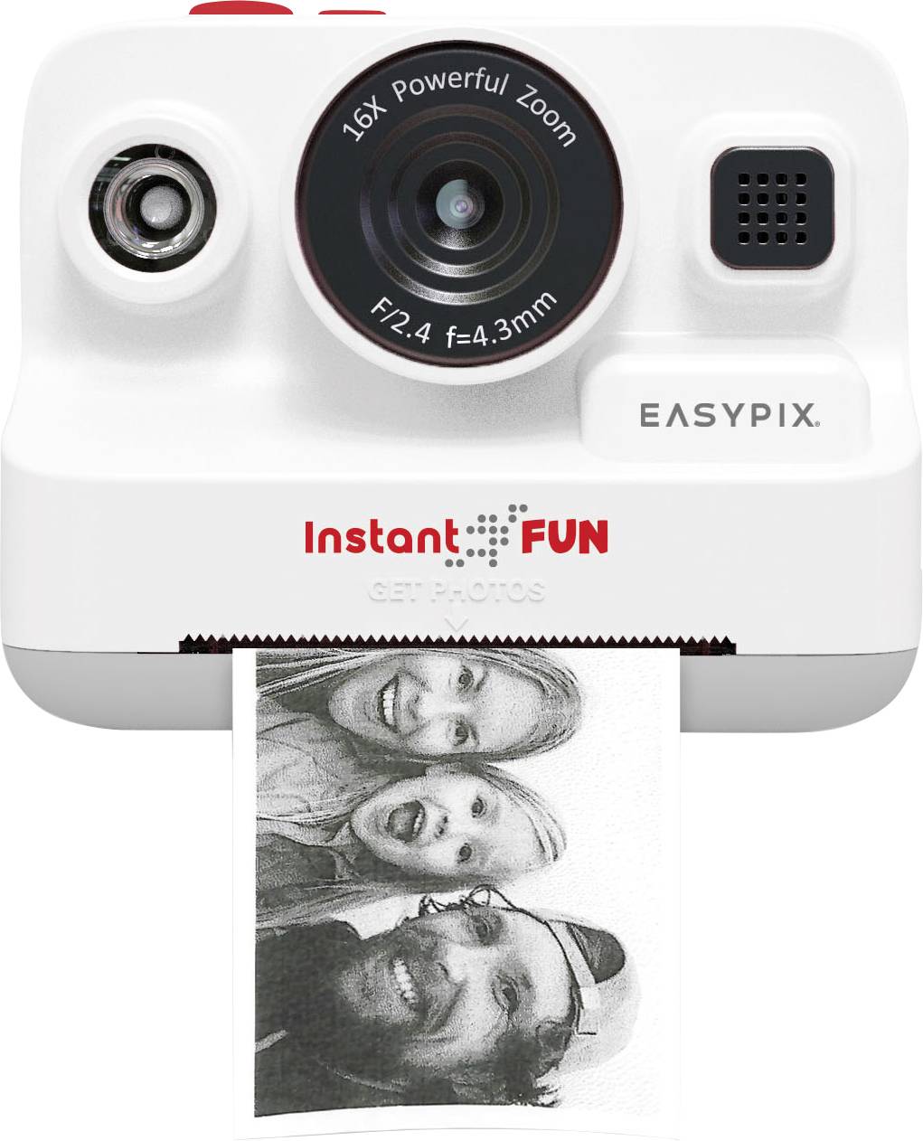 Easypix InstantFUN Direktfilmskamera Digital Vit Integrerat batteri