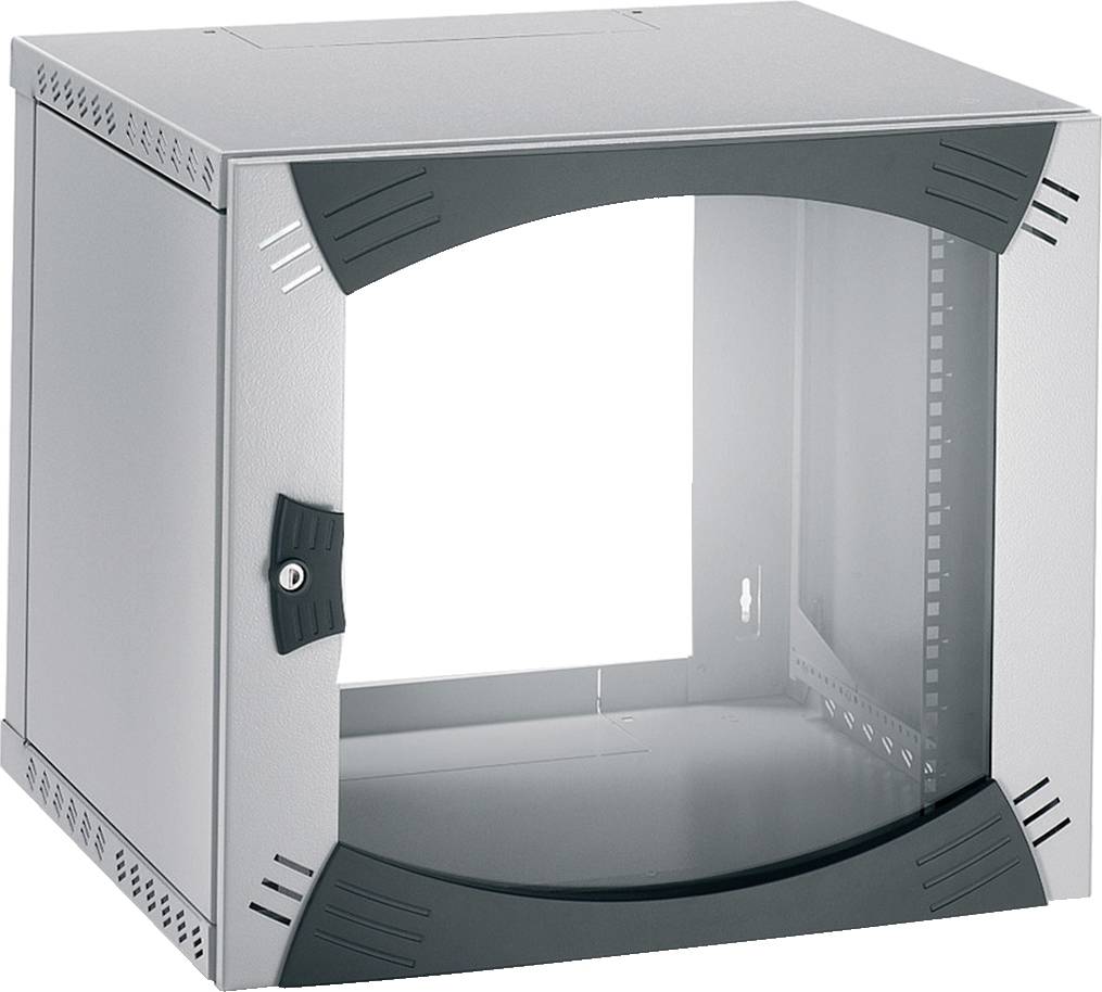 Schneider Electric NSYOPB15U6F 19 tum 19″ Nätverksrack 15 U Fast montering Lämplig för skåpdjup: 600 mm Grå