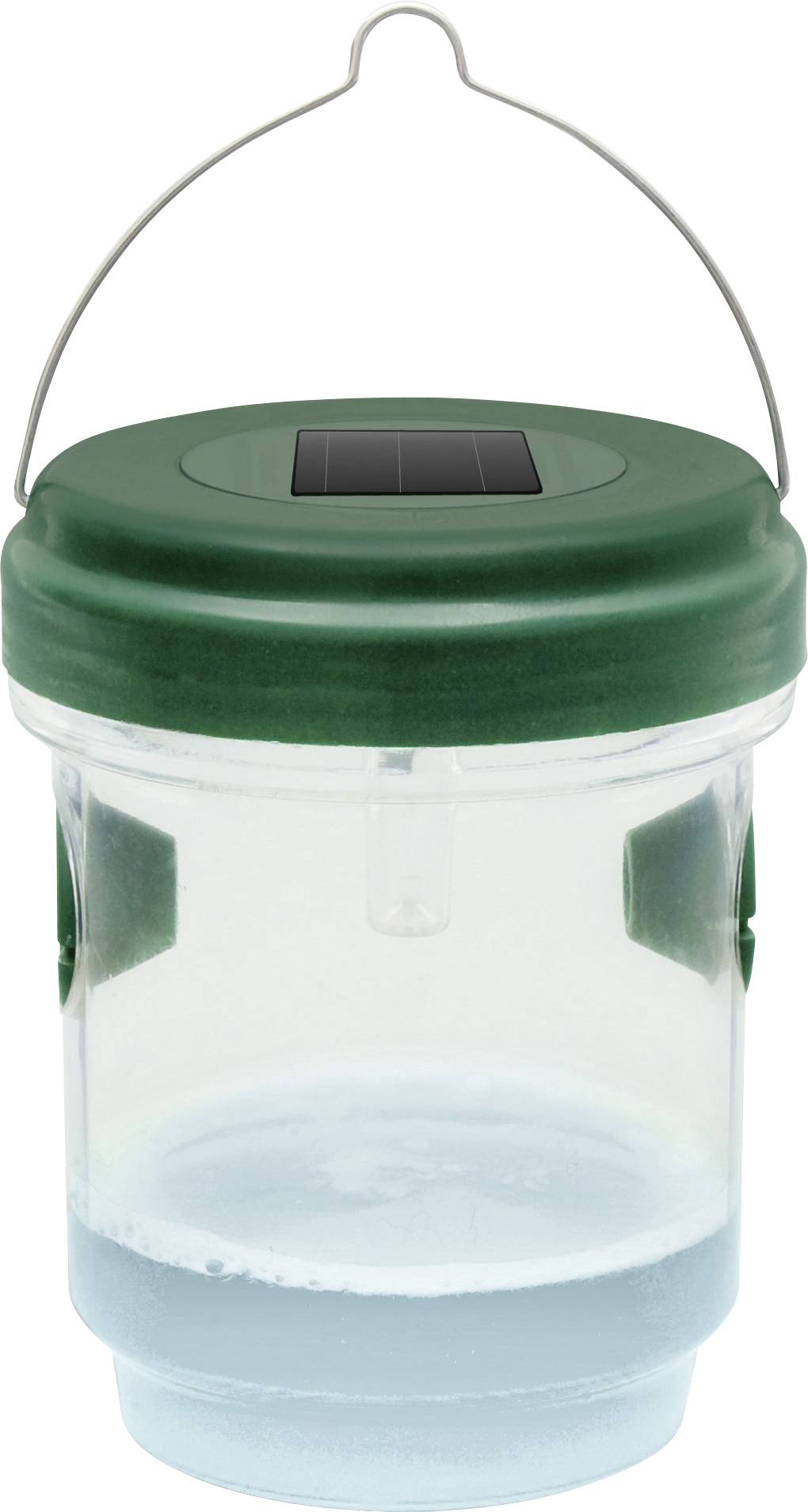 Gardigo Solar Insektenfalle 66643INT Getingfälla Lockmedel, LED-ljus (Ø x H) 93 mm x 117 mm Grön 1 st