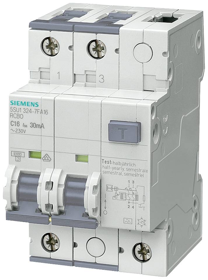 Siemens 5SU13247FA13 Jordfelsbrytare/Säkerhetsbrytare 13 A 0.03 A 230 V