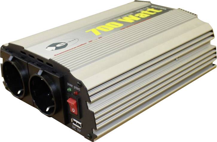 e-ast Växelriktare CL700-D-12 700 W 12 V/DC – 230 V/AC, 5 V/DC