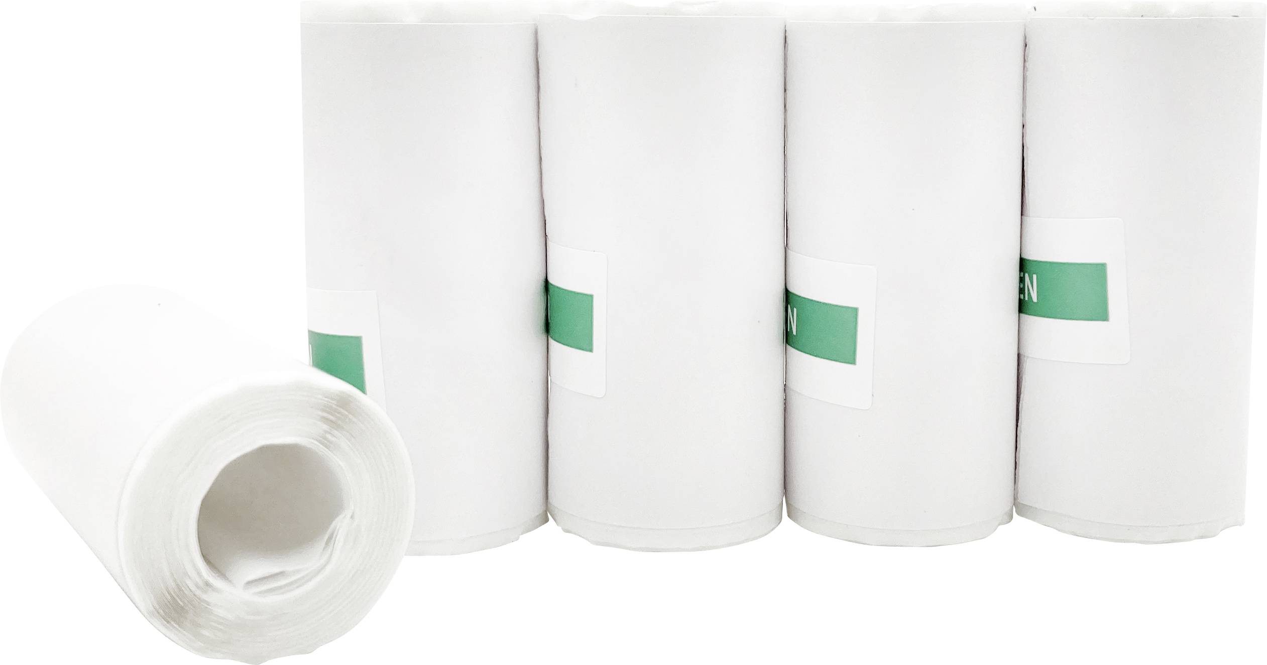 Easypix EASYPIX Sticker Thermopapierrollen Weiß für InstantFUN – 5 Stück Termokvittorulle 55601 Bredd: 25 mm Längd: 57 m