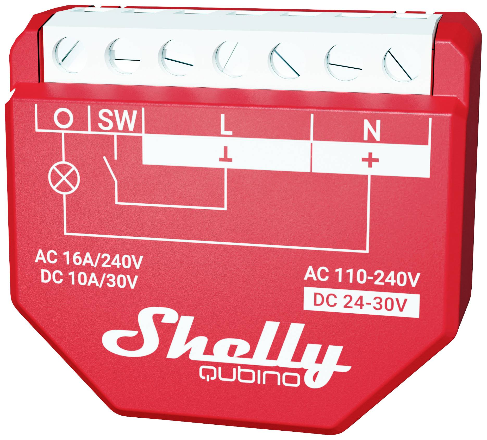 Shelly Shelly Qubino Wave 1PM Strömbrytare Z-Wave, Z-Wave+