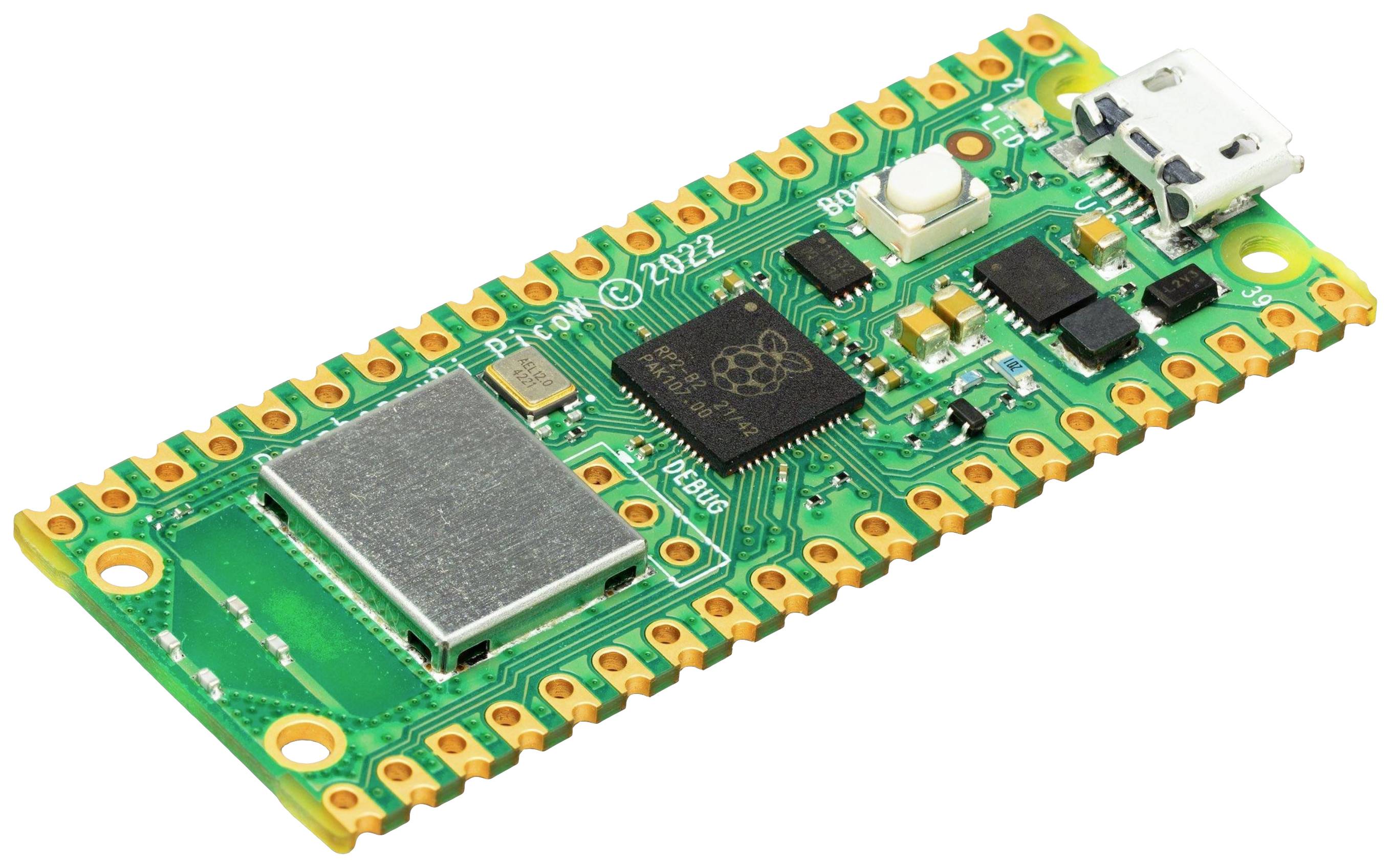 Raspberry Pi® Pico W Mikrokontroller RP-PICO-W