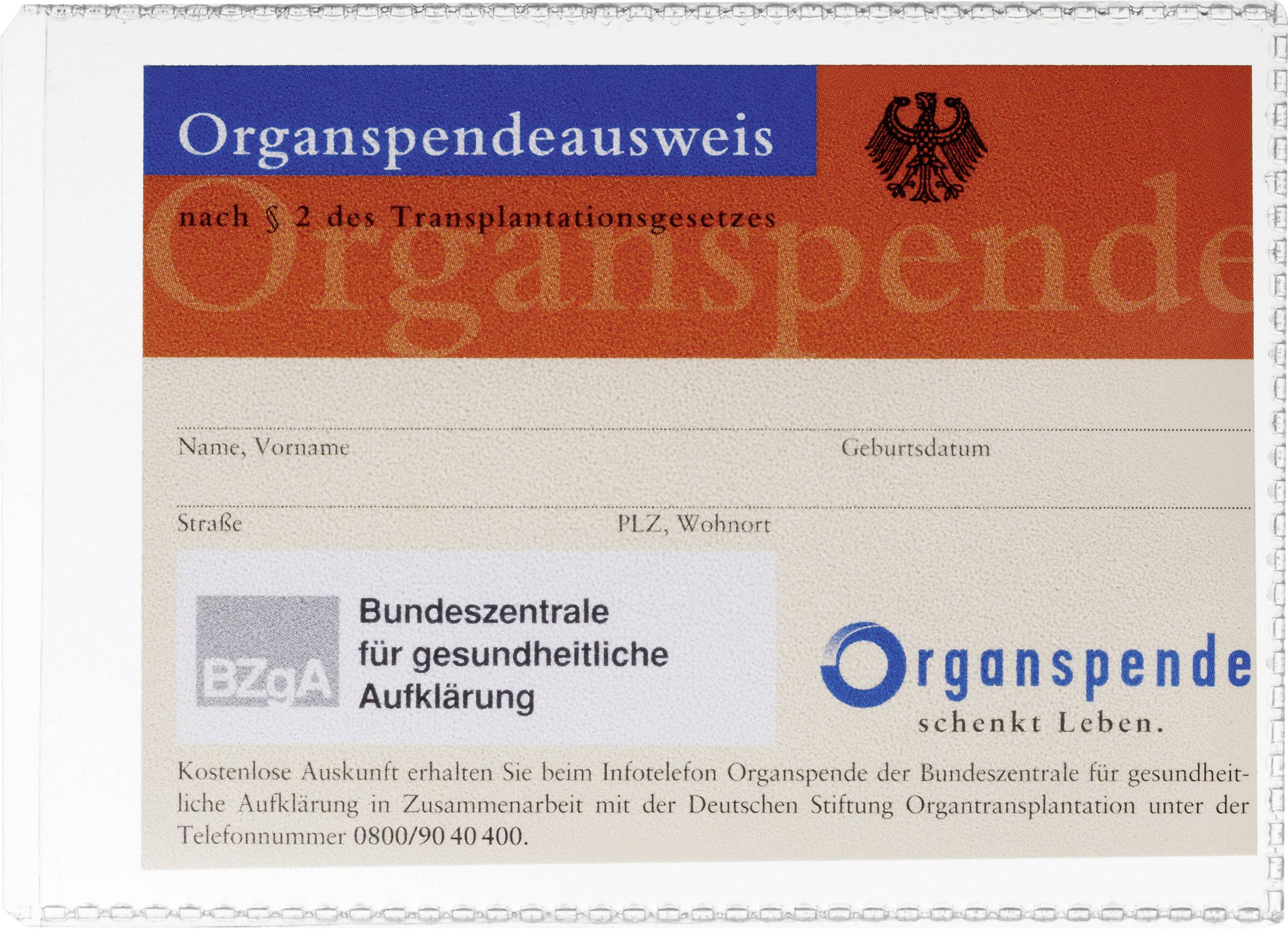 Durable Legitimationshölje 213419 Transparent 1 st