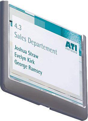 Durable Dörrskylt Click Sign 149 x 105,5 mm/4861-37 grafit Durable 486137 Grafit