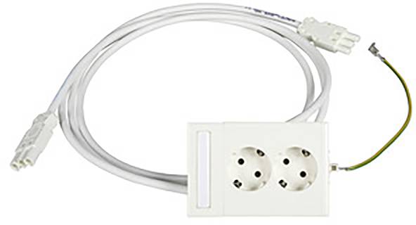 Schneider Electric 5940031 Infälld dosa Tvåvägs-uttag 1 st Vit