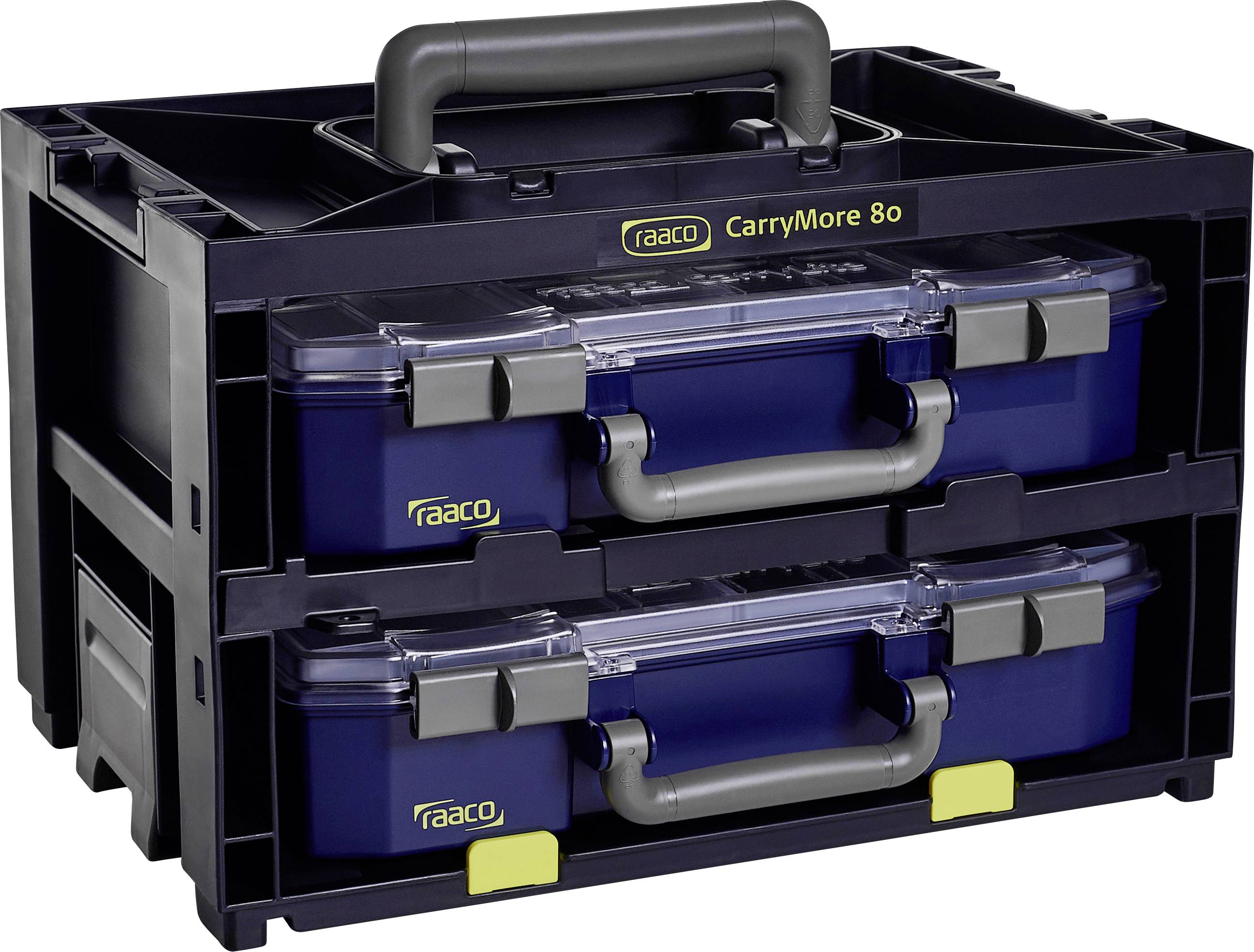 raaco CarryMore 80×2 Sortimentlåda (L x B x H) 278 x 386 x 241 mm 1 st