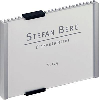 Durable Dörrskylt INFO SIGN – 4801 (B x H) 149 mm x 105.5 mm Metallic, Silver 480123