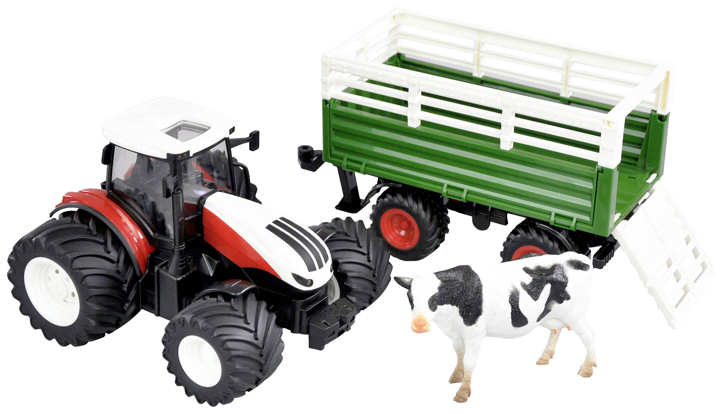 RC-traktor Jordbruksfordon Amewi Traktor mit Viehtransporter RtR