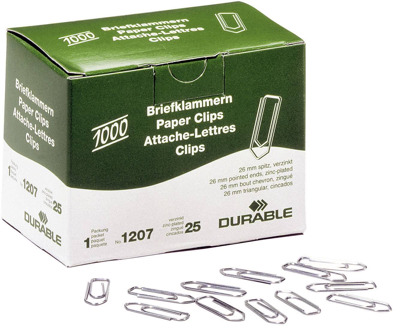Durable Klammer 120725 26 mm Förzinkat 1000 st