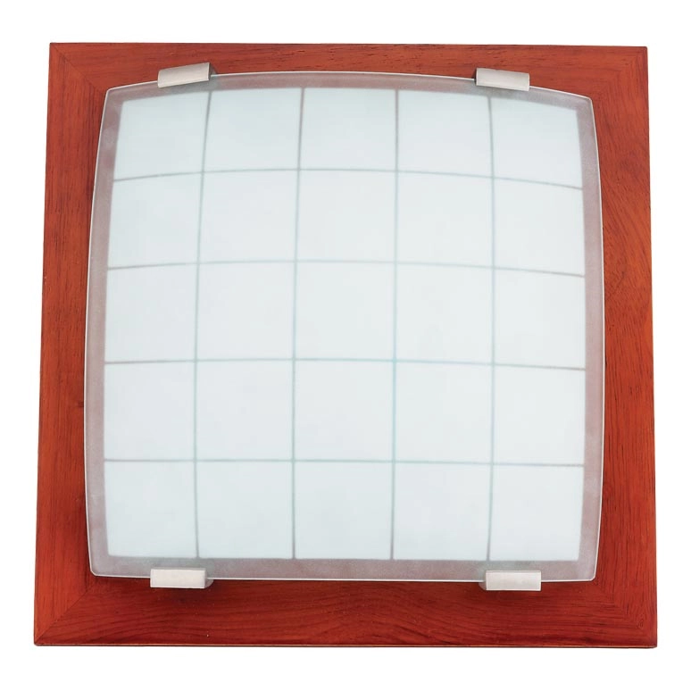 Vägg taklampa GEOMETRICA 2xE27/60W/230V gummiträd 35×35 cm