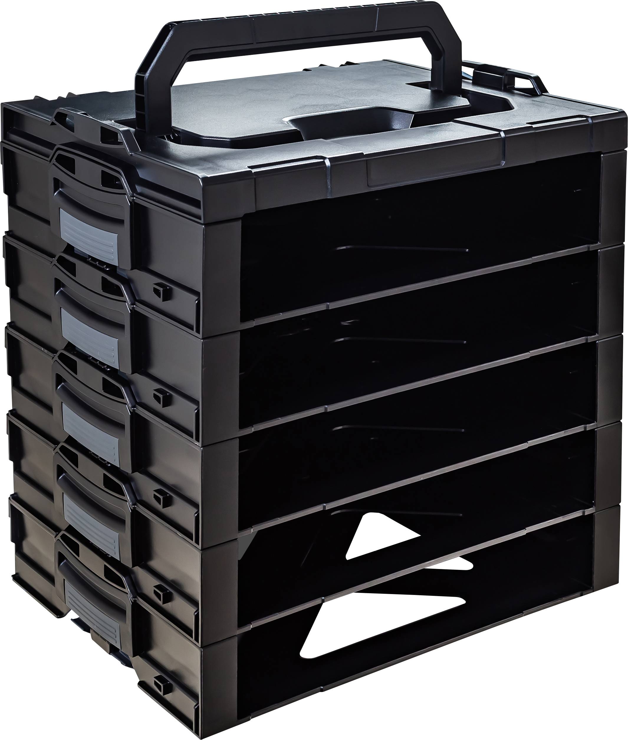 Sortimo i-BOXX Rack 6100000339 Verktygslåda (tom) ABS Svart