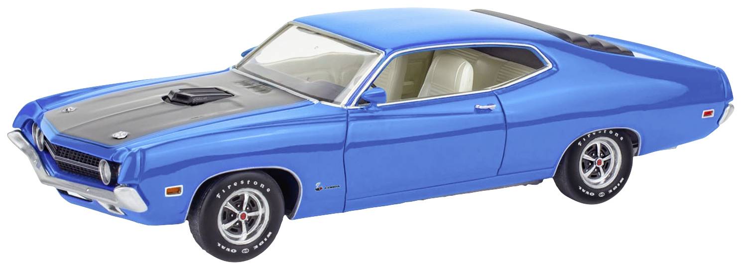 Revell 14534 1970 Ford Torino Cobra Bilmodell byggsats 1:25
