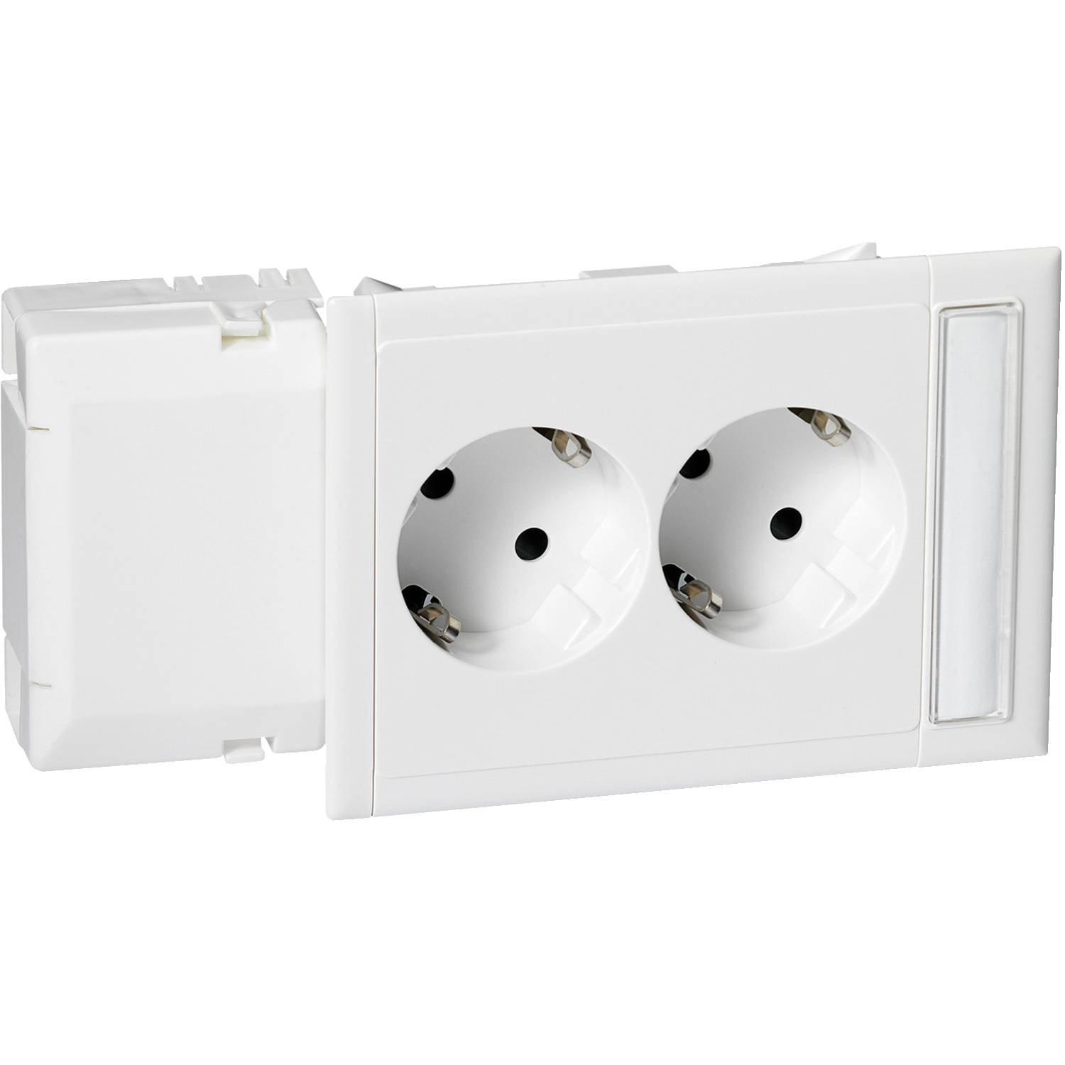 Schneider Electric 5940044 Infälld dosa Tvåvägs-uttag 1 st