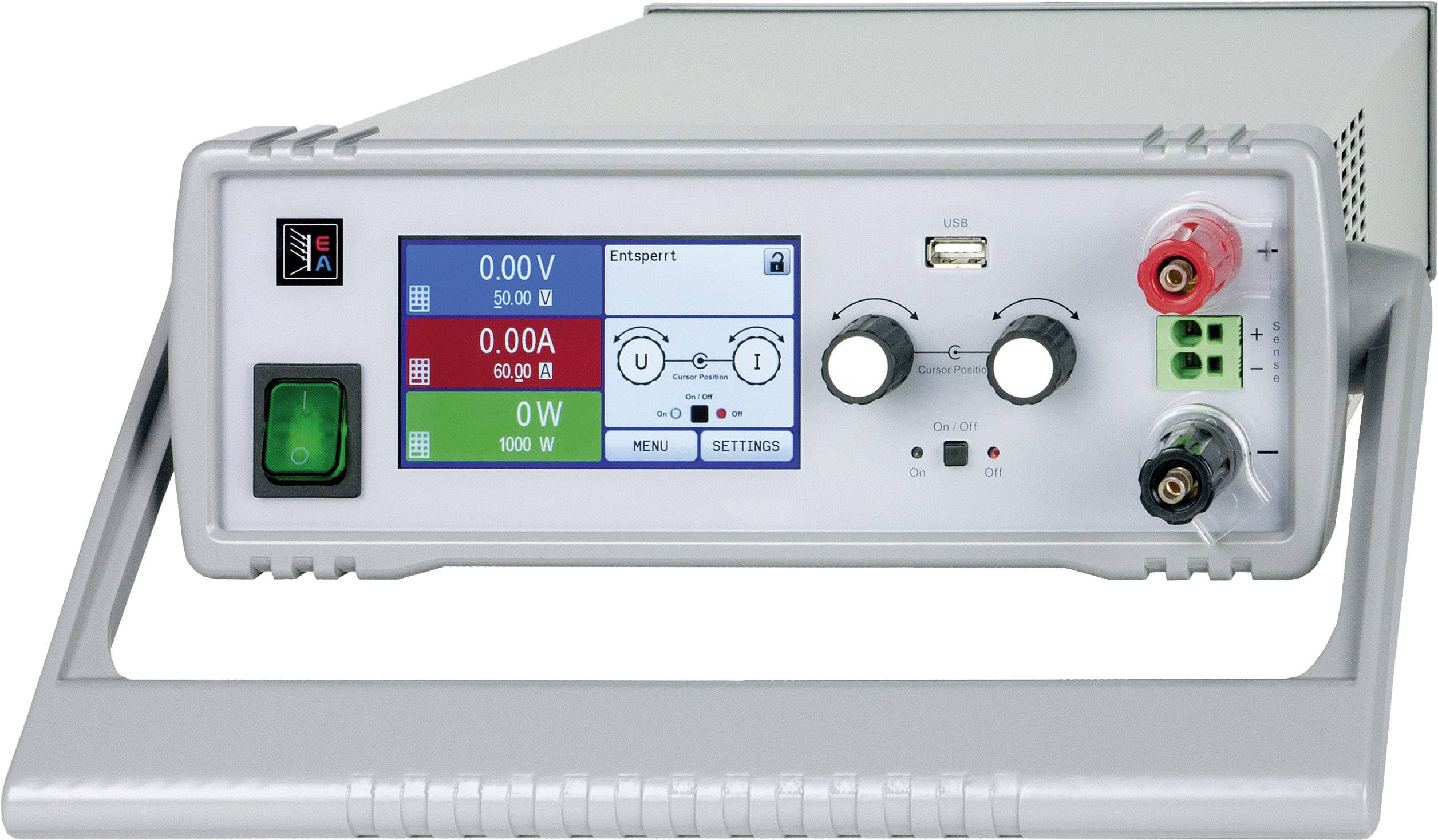 EA Elektro Automatik EA-PSI 9500-06 DT Laboratorieaggregat, justerbar 0 – 500 V/DC 0 – 6 A 1000 W Ethernet programmerbar
